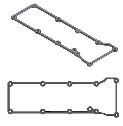 Cod. 3114 JUNTA TAPA VALV FORD  ROCAM 1000-1600cc  KA / FIESTA .