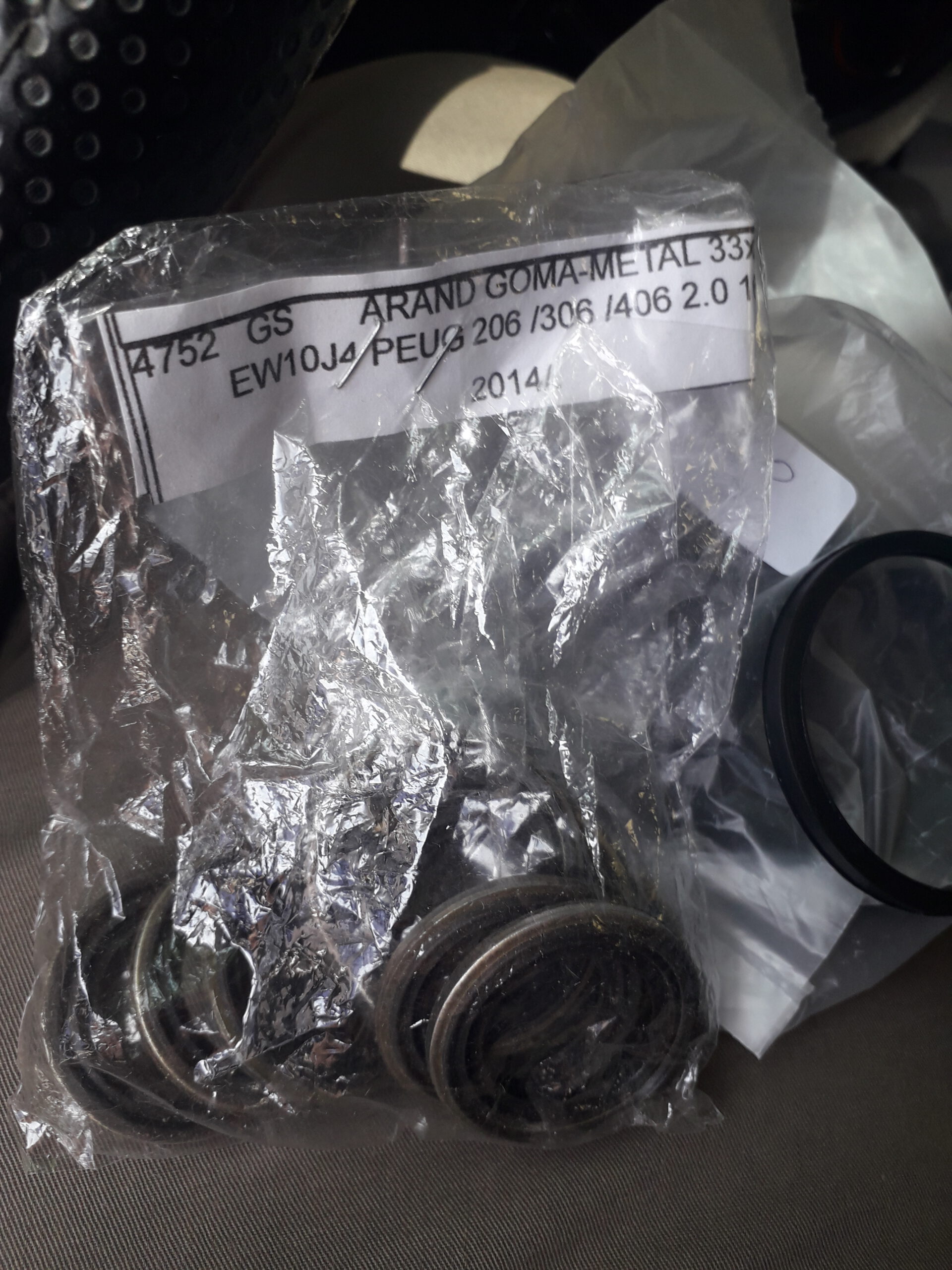 Cod. 4752 ARAND GOMA-METAL  33×2.4mm EW10J4 PEUG 206 /306 /406 2.0 16V