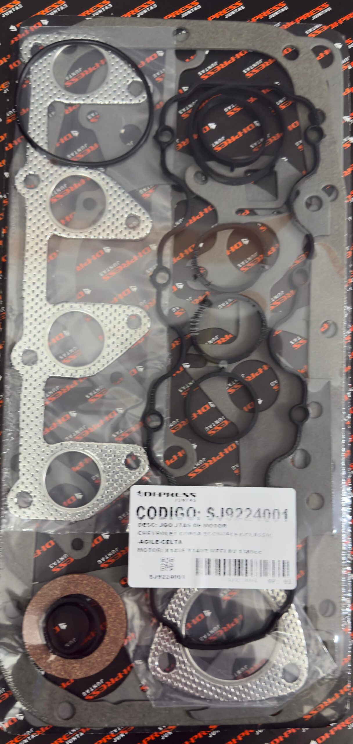 Jgo.Motor CHEV. CORSA –  AGILE  1400cc 8 VAL