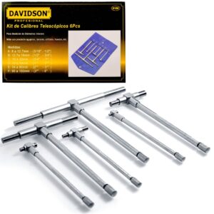  Calibres Telescopicos  6Pcs (8-12.7 12-19 19-32 32-54 54-90 90-150Mm) 