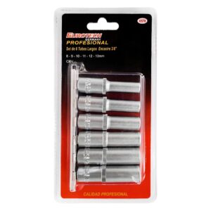  Tubos Largos 3/8"  -  8,9,10,11,12,13Mm 