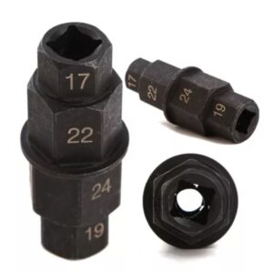 Llave dado para rueda y cárter de moto